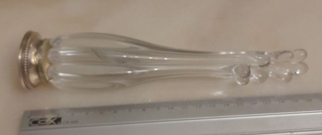 Violetero de cristal. 