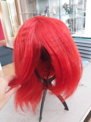 Peluca roja corta
