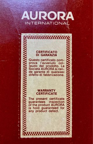 AURORA Stilografica COLLEZIONE