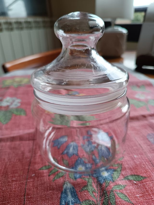 Bote cristal hermético