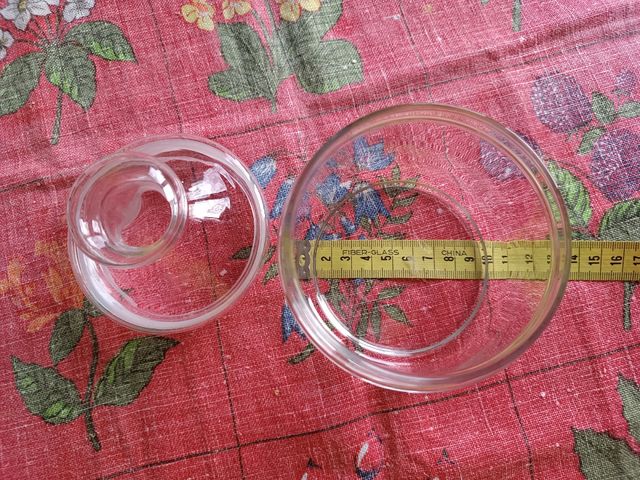 Bote cristal hermético