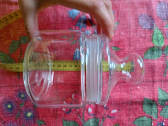 Bote cristal hermético