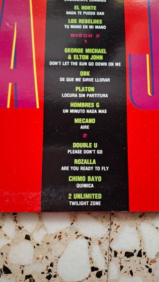 Doble disco de vinilo de Alto Voltaje