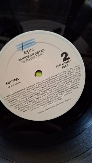 Doble disco de vinilo de Alto Voltaje