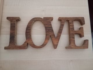 Scritta in legno 