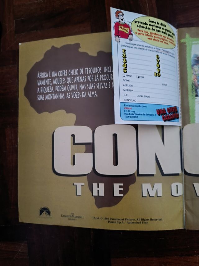 Caderneta incompleta Congo the movie