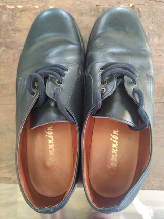Zapatos de traje niño azul marino 