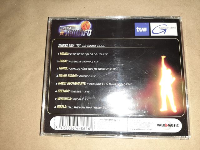 Pack 3 CD. David Bisbal + OT 1