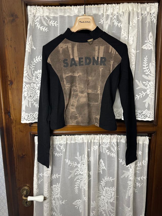 Top lupetto manica lunga