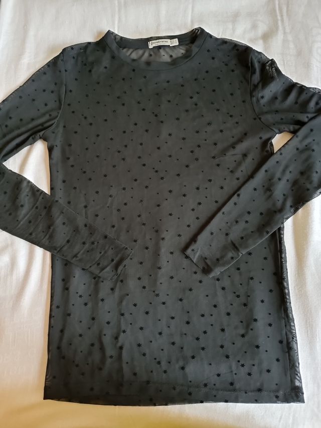 Camiseta elástica transparente