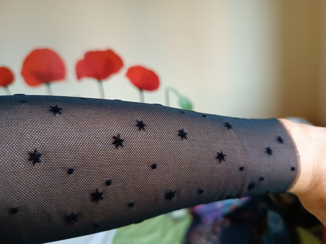 Camiseta elástica transparente