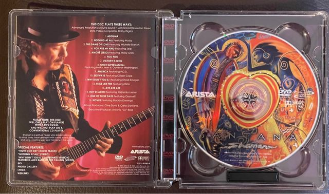 DVD Audio Santana, Sciamano