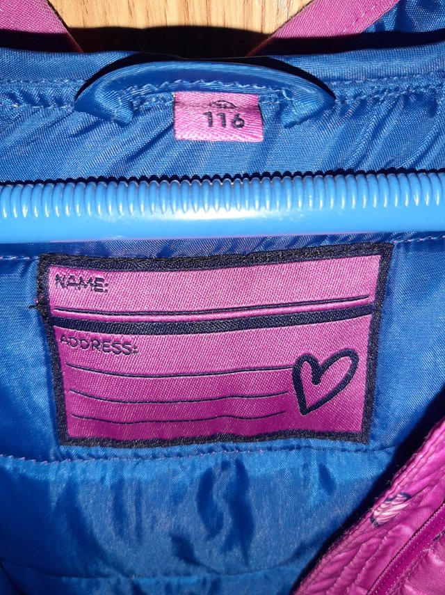 Abrigo talla 6, 116 cm