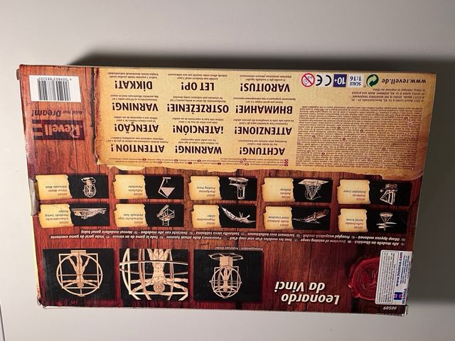 Puzzle 3D madera Leonardo Da Vinci