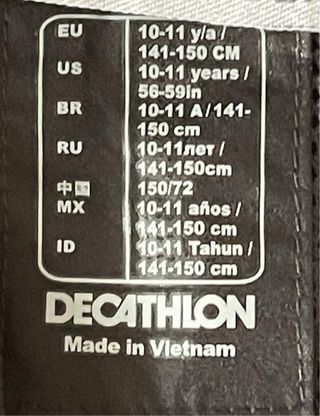 Chubasquero decathlon niño