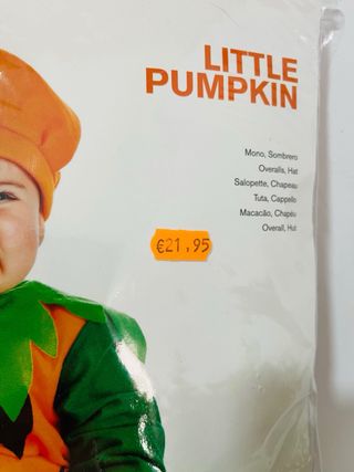 Disfraz de calabaza Halloween para bebé