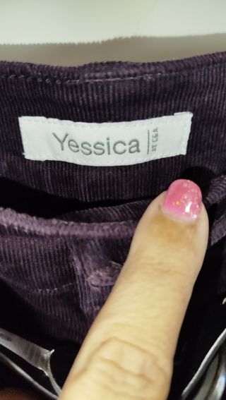 Minifalda morada talla 42 pana elastica