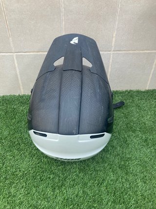 Casco Thor Reflex Carbon - Negro/Blanco