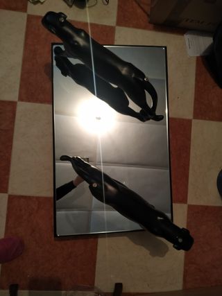 Mesa salón de cristal