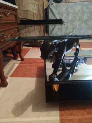 Mesa salón de cristal