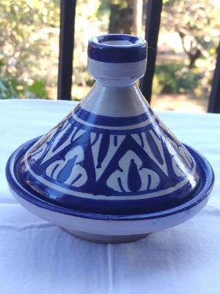 Contenedor Mermelada-Miel-Mantequilla-Cerámica Fez