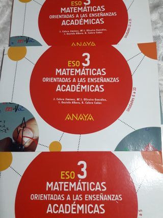 Matemáticas orientadas a las Enseñanzas Académicas
