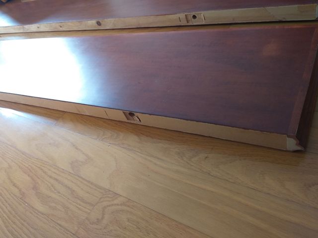 Mensole essenza mogano