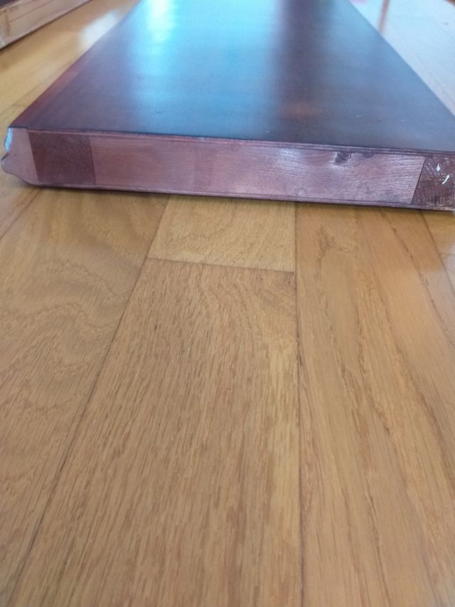 Mensole essenza mogano