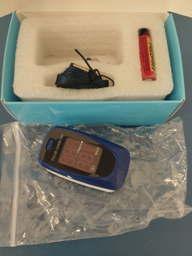 Misuratore Ossigeno. Pulsossimetro