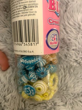 Giocattolo Vintage Y2K Tubo di perline multicolore