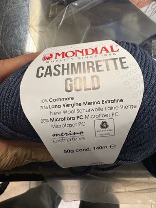 Pacco lana misto cashmere