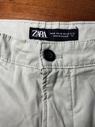 Pantalón chino hombre zara