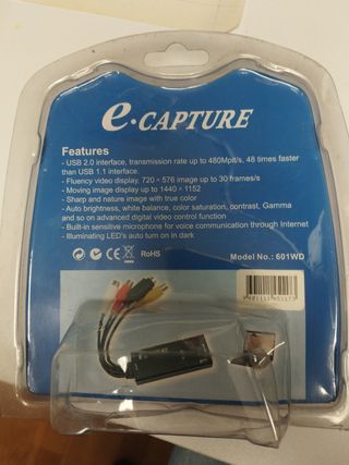 Convertitore video USB e-capture 601