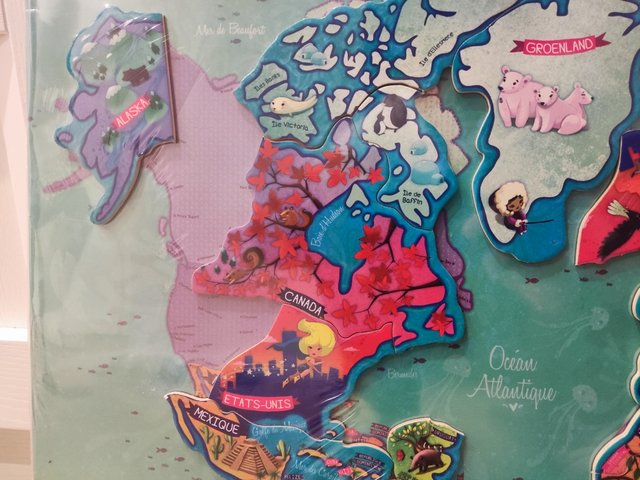 Mapa mundo magnético