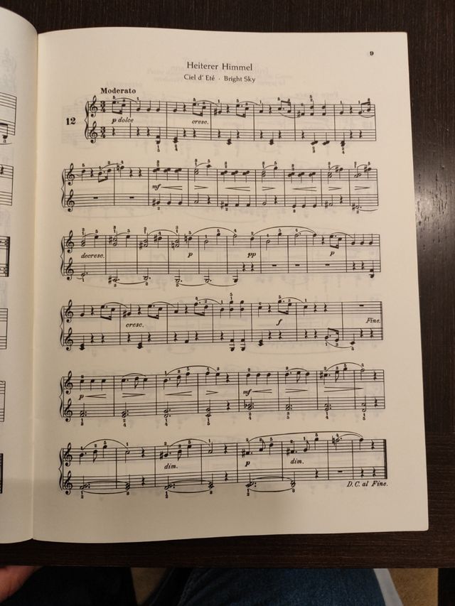 Piano. Gurlitt. Der erste Vortrag