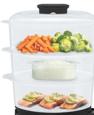 Olla de vapor eléctrica 3 pisos marcaSEB