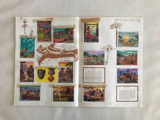 Caderneta História do Homem Álbum Cromos anos 70