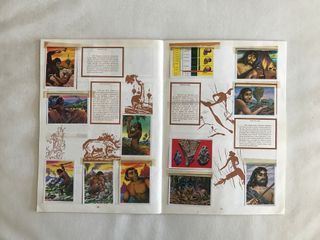 Caderneta História do Homem Álbum Cromos anos 70