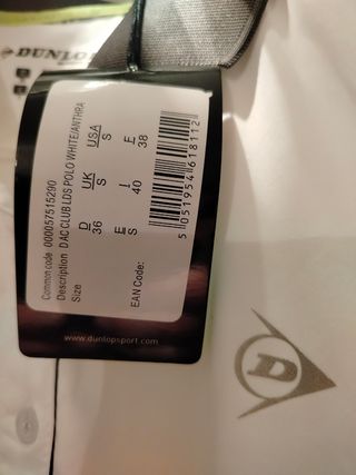 Polo Dunlop NUOVA taglia S