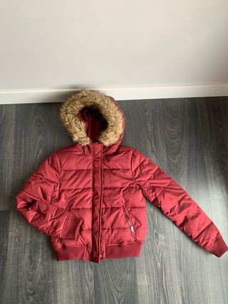 abrigo de plumas zara