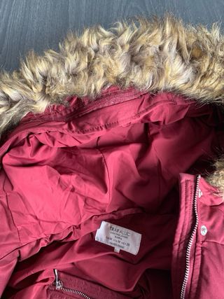 abrigo de plumas zara