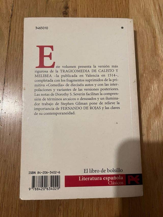 Libro “La Celestina”