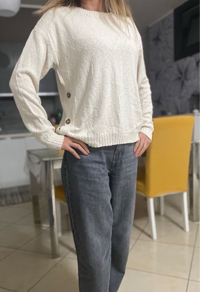 Maglione beige da donna