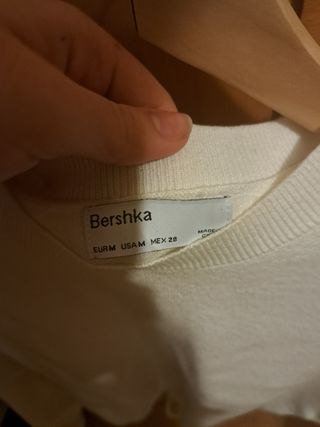 Jersey Blanco Bershka