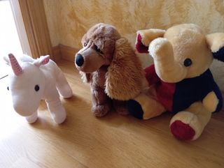 Peluches.