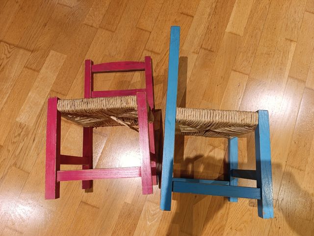 Cadiretes de fusta infantils