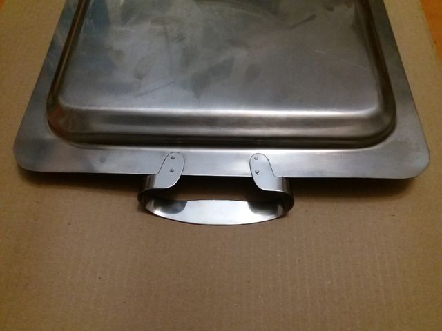 NUEVO. Bandeja con Asas Acero Inoxidable