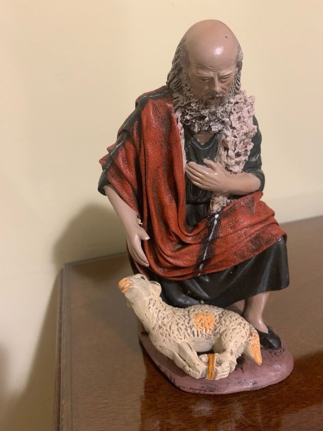 Figura de pastor para portal  de belen