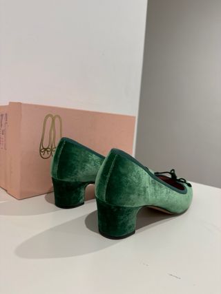 Zapatos de tacon Pretty Ballerinas terciopelo