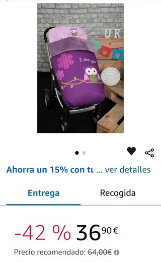 Saco para silla de paseo